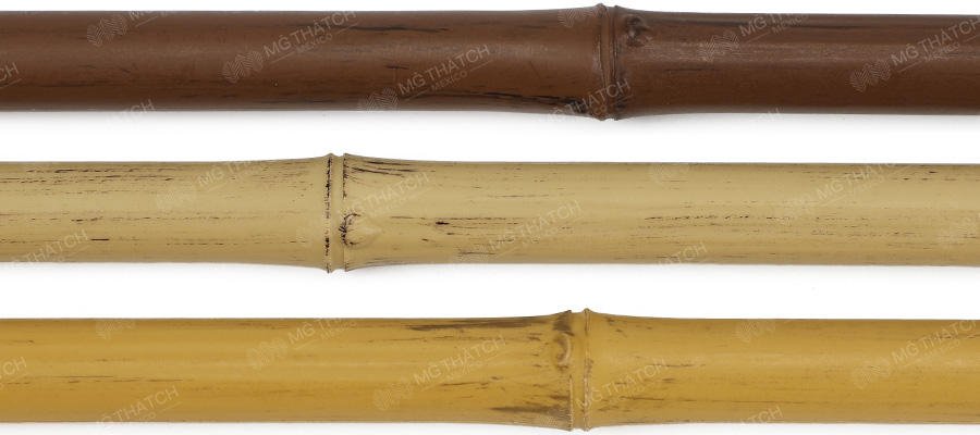 Cañas de bambú artificiales-Personalización del color