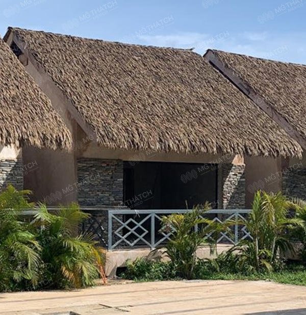 Techo de paja artificial a prueba de agua-Complejo turístico de villas
