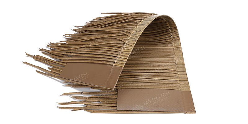 Techo de paja artificial resistente al agua-Proveedor