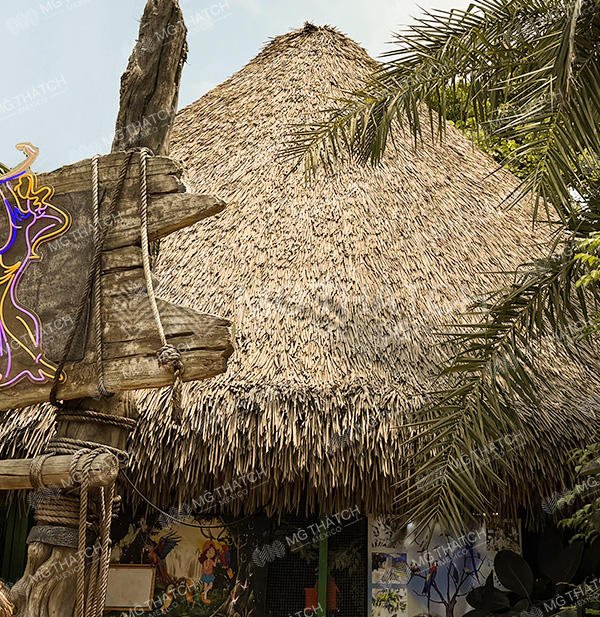 Techo de paja simulado-Complejo turístico-Porcelana