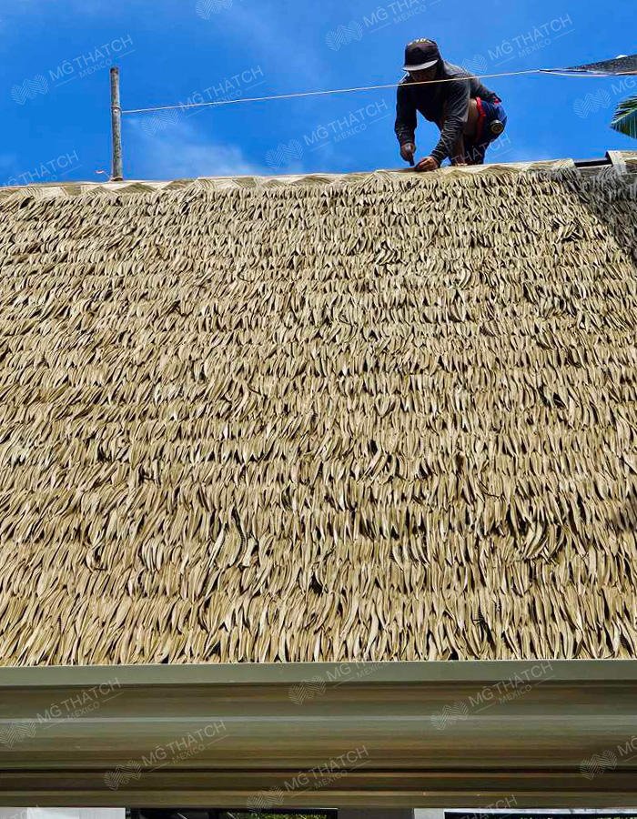 techo de palma sintética-Instalar-MGTHATCH